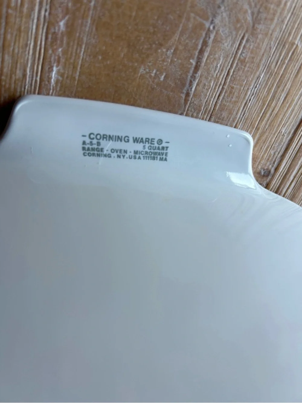 Large Vintage Corning Ware Wildflower Poppy Pattern A-5-B Casserole Dish 5 Quart